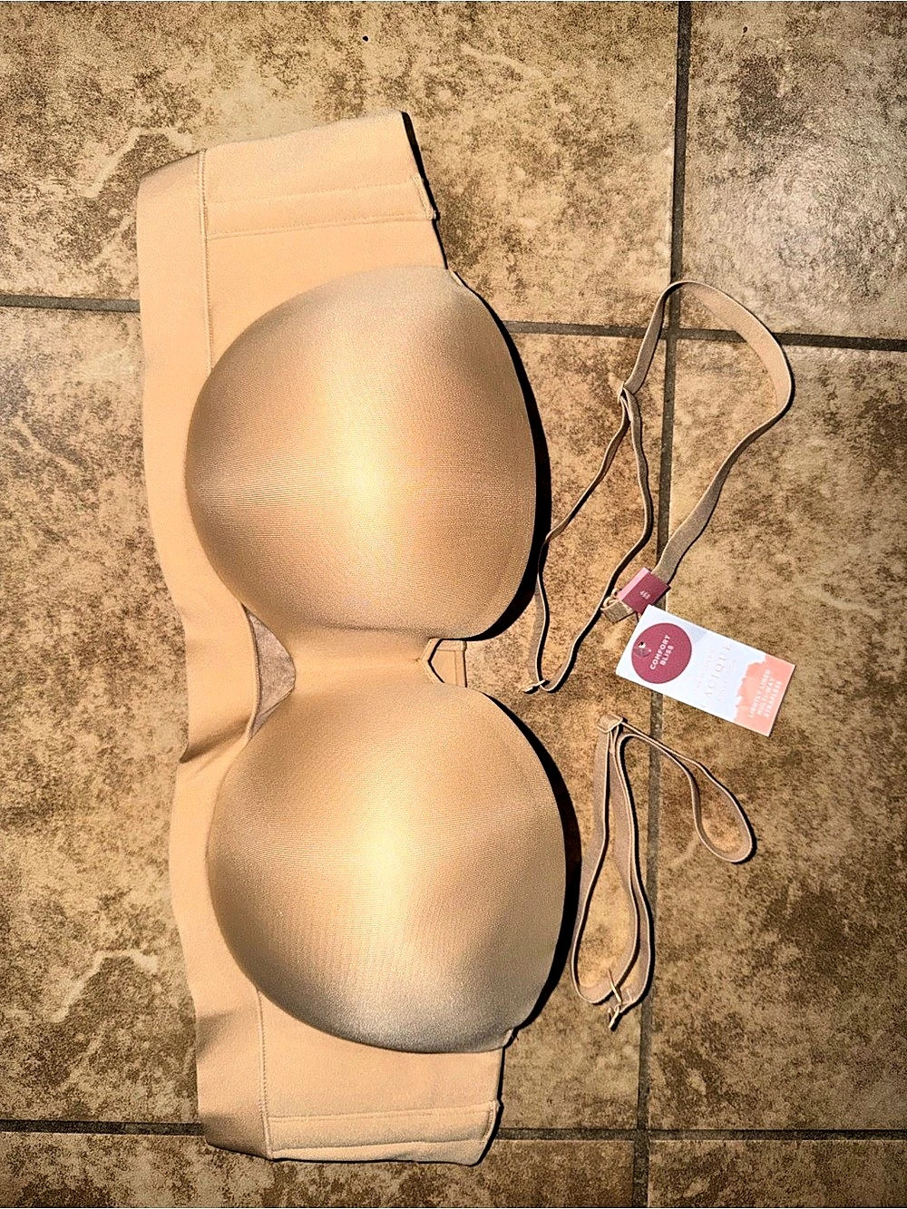 CACTIQUE Full Coverage Bra in Beige Size 46B NWT